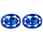 2.55 ct(2pcs) MATCHING PAIR Oval (8.08 x 6.02 mm) English Blue Topaz