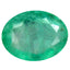 0.41 ct Oval Cut (5.46 x 4.17 mm) Colombian Green Emerald Natural Gemstone