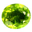 0.87 ct Oval (6.64 x 5.75 mm) UnHeated Green Natural Grossular Garnet Gemstone