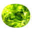 0.65 ct Oval (5.64 x 4.71 mm) UnHeated Green Natural Grossular Garnet Gemstone