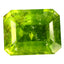 1.57 ct Octagon Cut (7.39 x 5.91 mm) UnHeated Green Natural Grossular Garnet