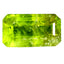 1.11 ct Octagon Cut (7.82 x 4.40 mm) UnHeated Green Natural Grossular Garnet
