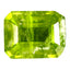 0.96 ct Octagon Cut (6.64 x 5.13 mm) UnHeated Green Natural Grossular Garnet