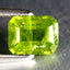 0.96 ct Octagon Cut (6.64 x 5.13 mm) UnHeated Green Natural Grossular Garnet