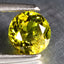 0.87 ct Round (5.73 x 5.65 mm) UnHeated Green Natural Grossular Garnet Gemstone