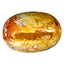 12.77 ct Oval Cabochon(18.60 x 13.04 mm) Unheated Mexico Matrix Fire Opal
