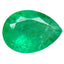 0.39 ct Pear Cut (5.76 x 4.20 mm) Colombian Green Emerald Natural Gemstone