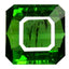 1.33 ct Octagon (6.33 x 6.13 mm) Un-Heated Green Natural Tourmaline