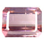 3.95 ct Octagon Cut (9.38 x 7.01 mm) Unheated Natural Pink Tourmaline