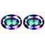 1.95 ct (2pcs) MATCHING PAIR Oval (7.25 x 5.15 mm) Sea Child Topaz