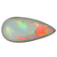 7.70 ct Pear Cabochon (21.98 x 10.32 mm) Play of Colors Rainbow Opal