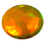 10.47 ct Oval Cabochon (17.78 x 14.66 mm) Play of Colors Rainbow Opal
