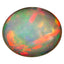 7.00 ct Oval Cabochon (15.01 x 12.67 mm) Play of Colors Rainbow Opal