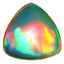 5.43 ct Triangle Cabochon (13.33 x 13.21 mm) Play of Colors Rainbow Opal