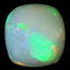4.74 ct Cushion Cabochon (12.29 x 11.85 mm) Play of Colors Rainbow Opal