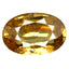 2.68 ct Oval (9.35 x 6.31 mm) UnHeated Yellow Zircon Natural Gemstone