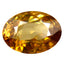 2.78 ct Oval (8.67 x 6.22 mm) UnHeated Yellow Zircon Natural Gemstone