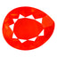 2.98 ct Pear (11.68 x 9.74 mm) Mexico Orange Red Fire Opal Gemstone