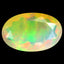 2.70 ct Oval (13.61 x 8.73 mm) Un-Heated Ethiopia Rainbow Opal Gemstone