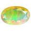 2.70 ct Oval (13.61 x 8.73 mm) Un-Heated Ethiopia Rainbow Opal Gemstone
