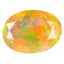 2.71 ct Oval (12.20 x 9.06 mm) Un-Heated Ethiopia Rainbow Opal Stone