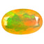 2.26 ct Oval (12.13 x 7.51 mm) Un-Heated Ethiopia Rainbow Opal Loose Stone