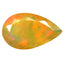 2.70 ct Pear (14.92 x 9.23 mm) Un-Heated Ethiopia Rainbow Opal Stone