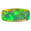 1.28 ct Cushion (12.95 x 6.09 mm) Un-Heated Ethiopia Rainbow Opal Gemstone