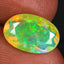 1.90 ct Oval (11.70 x 7.63 mm) Un-Heated Ethiopia Rainbow Opal Stone