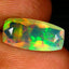 2.31 ct Cushion (13.84 x 6.85 mm) Un-Heated Ethiopia Rainbow Opal