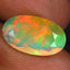 1.77 ct Oval (13.16 x 7.77 mm) Un-Heated Ethiopia Rainbow Opal Gemstone
