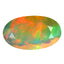 1.77 ct Oval (13.16 x 7.77 mm) Un-Heated Ethiopia Rainbow Opal Gemstone