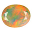 1.86 ct Oval (10.48 x 8.34 mm) Un-Heated Ethiopia Welo Rainbow Opal Gemstone