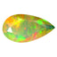 1.62 ct Pear (12.94 x 6.99 mm) Un-Heated Ethiopia Rainbow Opal Stone