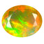 1.48 ct  Oval (9.46 x 7.46 mm) Un-Heated Ethiopia Rainbow Opal Gemstone