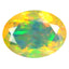 1.93 ct Oval (10.75 x 8.05 mm) Un-Heated Ethiopia Rainbow Opal Loose Stone