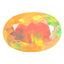 1.59 ct Oval (10.23 x 6.94 mm) Un-Heated Ethiopia Rainbow Opal Gemstone