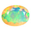 1.35 ct Oval (10.20 x 7.71 mm) Un-Heated Ethiopia Rainbow Opal Stone