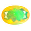 1.71 ct Oval (10.84 x 7.34 mm) Un-Heated Ethiopia Rainbow Opal Stone