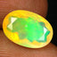 1.71 ct Oval (10.84 x 7.34 mm) Un-Heated Ethiopia Rainbow Opal Stone