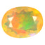 2.42 ct Oval (10.85 x 8.30 mm) Un-Heated Ethiopia Rainbow Opal Stone