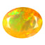 1.35 ct Oval (9.52 x 7.35 mm) Un-Heated Ethiopia Rainbow Opal Gemstone
