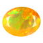 1.35 ct Oval (9.52 x 7.35 mm) Un-Heated Ethiopia Rainbow Opal Gemstone