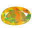 1.66 ct Oval (12.46 x 7.81 mm) Un-Heated Ethiopia Welo Rainbow Opal