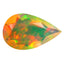 1.30 ct Pear (11.85 x 7.36 mm) Un-Heated Ethiopia Rainbow Opal Loose Stone