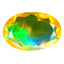 1.89 ct Oval (11.67 x 7.76 mm) Un-Heated Ethiopia Rainbow Opal Stone