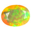 1.60 ct Oval (10.59 x 7.93 mm) Un-Heated Ethiopia Welo Rainbow Opal