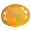 2.56 ct Oval (11.46 x 8.92 mm) Un-Heated Ethiopia Rainbow Opal Stone