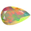 1.57 ct Pear (12.88x8.30mm) Un-Heated Ethiopia Rainbow Opal Loose Gemstone