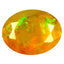 2.50 ct Oval (11.84x9.03mm) Un-Heated Ethiopia Natural Rainbow Opal Stone